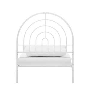 Walker Edison Jody Contemporary/Urban Contemporary Metal Twin Bed JDYB3CWH