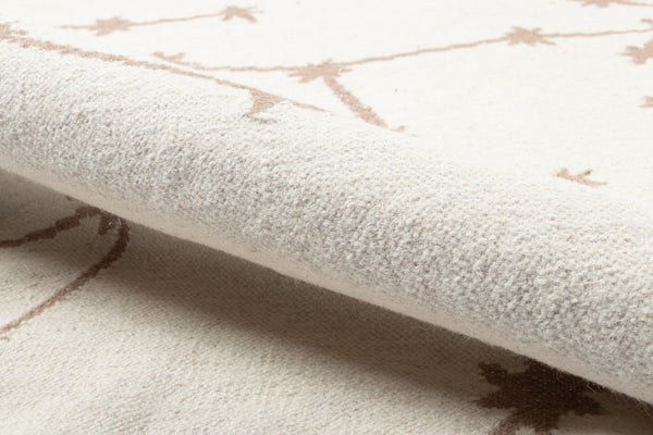 Momeni Novogratz Jem JEM-1 Hand Woven Contemporary Geometric Indoor Area Rug Ivory 9' x 12' JEM00JEM-1IVY90C0