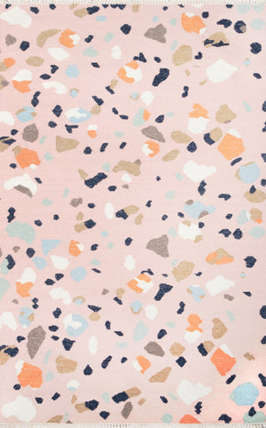 Momeni Novogratz Jem JEM-2 Hand Woven Contemporary Abstract Indoor Area Rug Pink 9' x 12' JEM00JEM-2PNK90C0