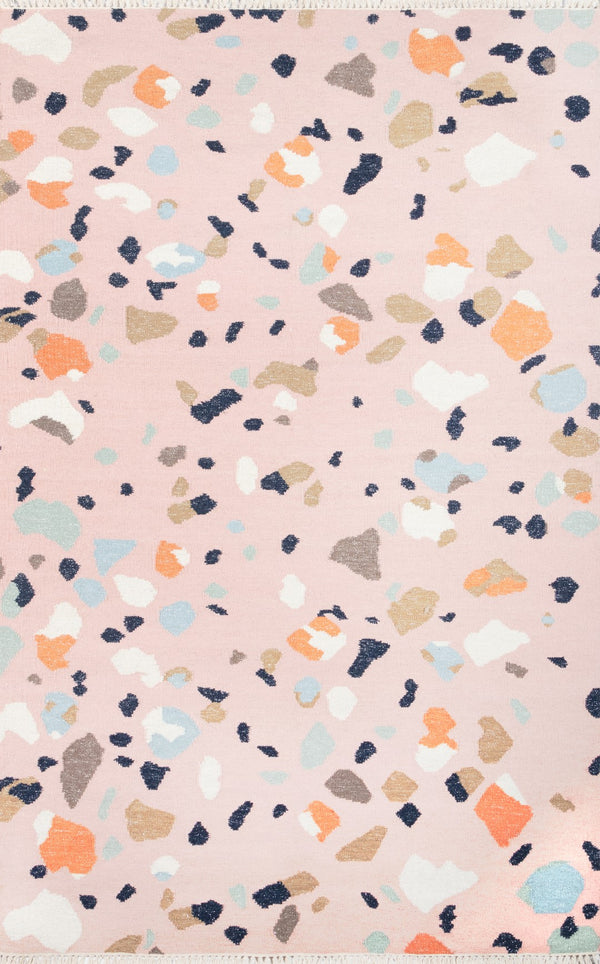 Momeni Novogratz Jem JEM-2 Hand Woven Contemporary Abstract Indoor Area Rug Pink 9' x 12' JEM00JEM-2PNK90C0