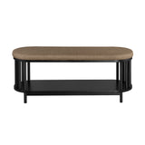 Walker Edison Jenner Modern/Contemporary 45" Modern Upholstered Top Bench JENL4KBL