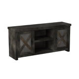 Farmhouse Lodge TV Stand for TV's up to 70 Inches, Fully Assembled