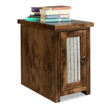 Farmhouse Lodge Side Table, Fully Assembled