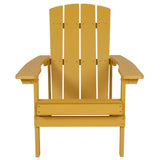 English Elm EE2040 Cottage Commercial Grade Adirondack Chair Yellow EEV-14709