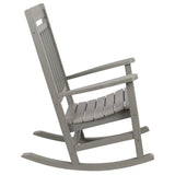 English Elm EE2050 Cottage Rocking Chair Gray EEV-14758