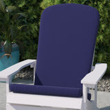 English Elm EE2065 Contemporary Commercial Grade Adirondack Cushion - Set of 2 Blue EEV-14805