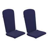 English Elm EE2065 Contemporary Commercial Grade Adirondack Cushion - Set of 2 Blue EEV-14805