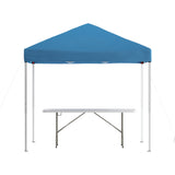 EE2076 Classic Commercial Grade Outdoor Bundle - Pop Up Tent/Folding Table