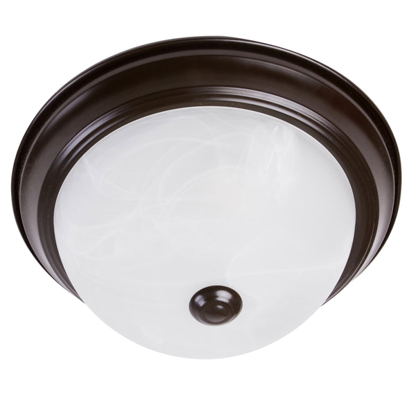 Yosemite Home Decor 2 Light Flush Mount In Oil Rubbed Bronze Finish JK101-11ORB-YHD