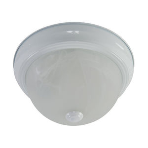 Yosemite Home Decor 2 Light Flush Mount In White Finish JK101-11WH-YHD