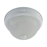 Yosemite Home Decor 2 Light Flush Mount In White Finish JK101-11WH-YHD