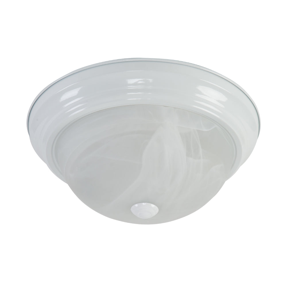 Yosemite Home Decor 2 Light Flushmount In White Finish JK102-13WH-YHD