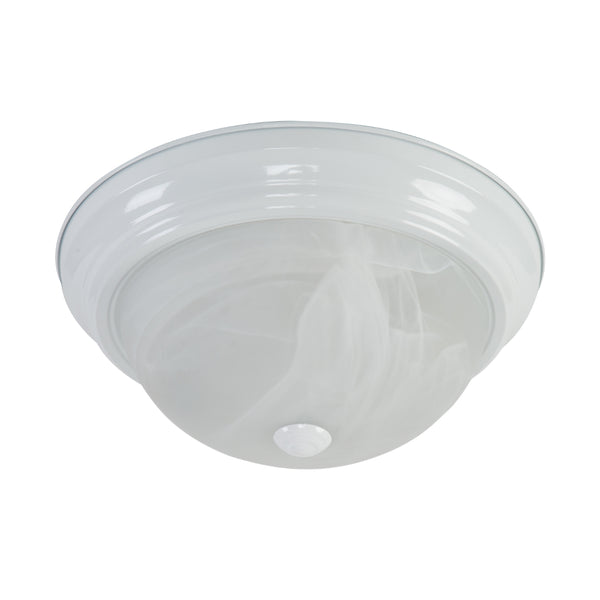 Yosemite Home Decor 2 Light Flushmount In White Finish JK102-13WH-YHD