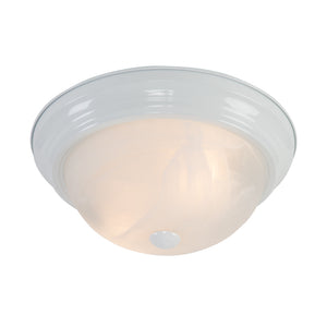 Yosemite Home Decor 2 Light Flushmount In White Finish JK102-13WH-YHD