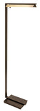 52" Jay LED Floor Lamp in Chestnut Bronze with Antique Brass