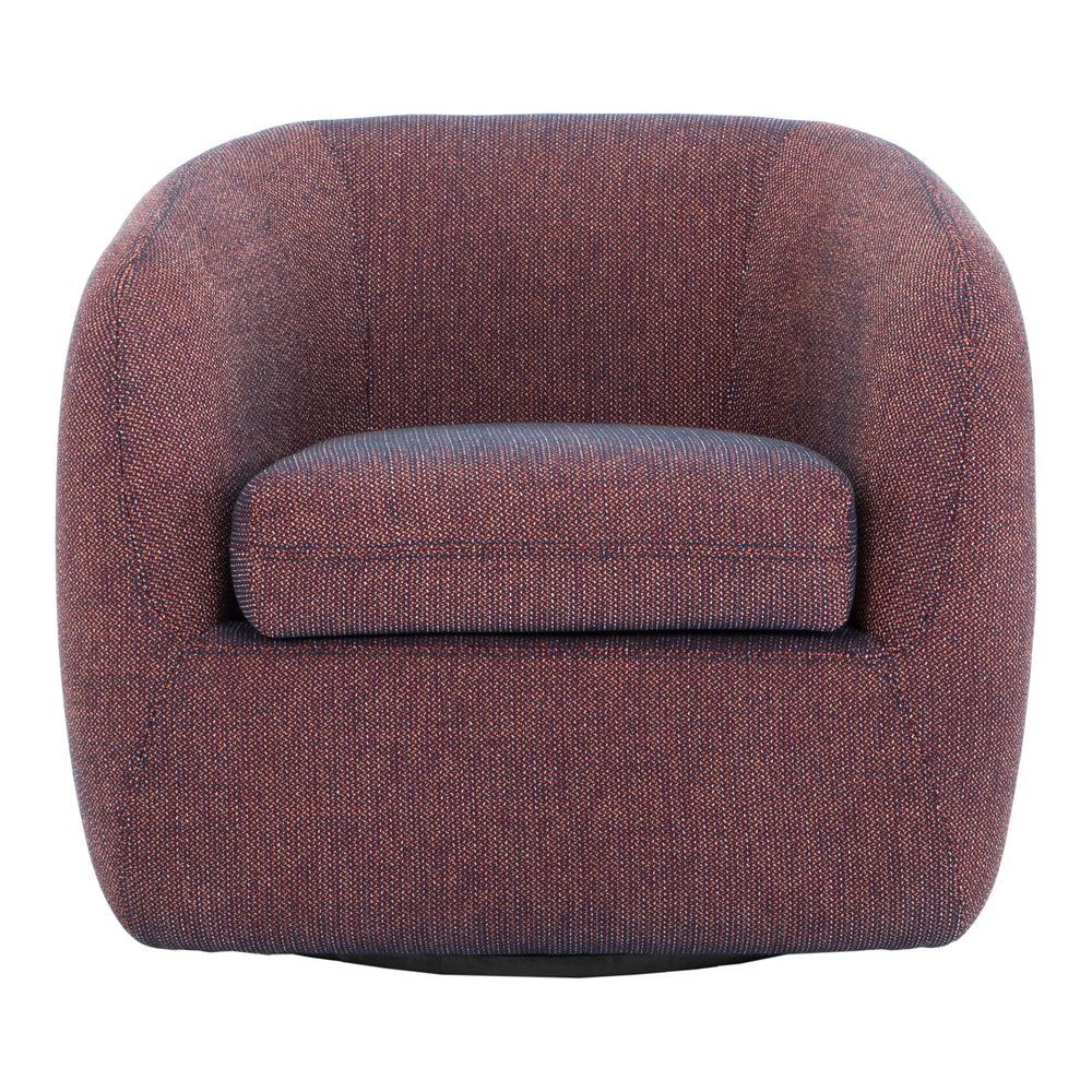 Moe's Home Maurice Swivel Chair Rosa Orange