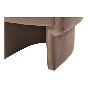 Moe's Home Franco Chair Muted Camel Velvet JM-1005-21