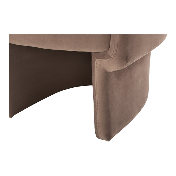 Moe's Home Franco Chair Muted Camel Velvet JM-1005-21