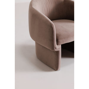 Moe's Home Franco Chair Muted Camel Velvet JM-1005-21
