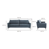 Paris Sofa Blue