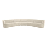 Yoon Radius Modular Sectional Sweet Cream