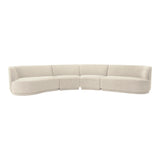 Yoon Eclipse Modular Sectional Chaise Left Sweet Cream