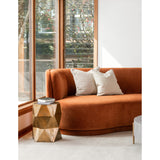 Yoon Eclipse Modular Sectional Chaise Left Fired Rust