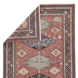 Jaipur Living Jaimak Collection JM37 Granato 100% Wool Handmade Vintage Medallion Rug RUG147764