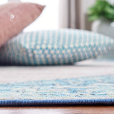 Journey 147 Transitional Power Loomed 100% Polyamide Rug Blue / Pink