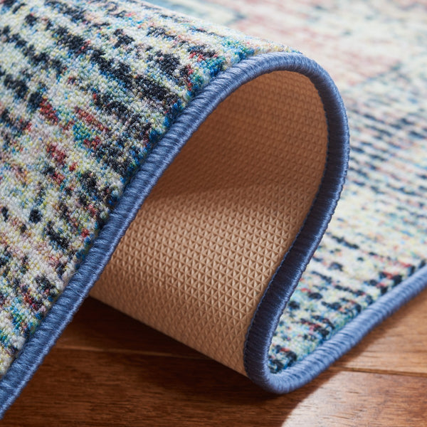 Journey 148 Transitional Power Loomed 100% Polyamide Rug Pink / Blue