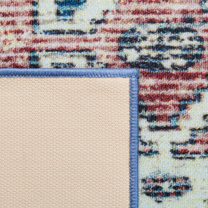 Journey 148 Transitional Power Loomed 100% Polyamide Rug Pink / Blue
