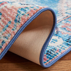 Journey 149 Transitional Power Loomed 100% Polyamide Rug Ivory / Blue