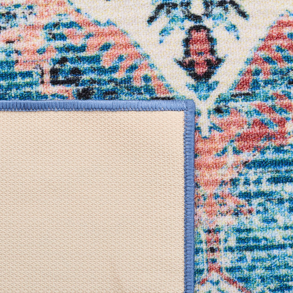 Journey 149 Transitional Power Loomed 100% Polyamide Rug Ivory / Blue