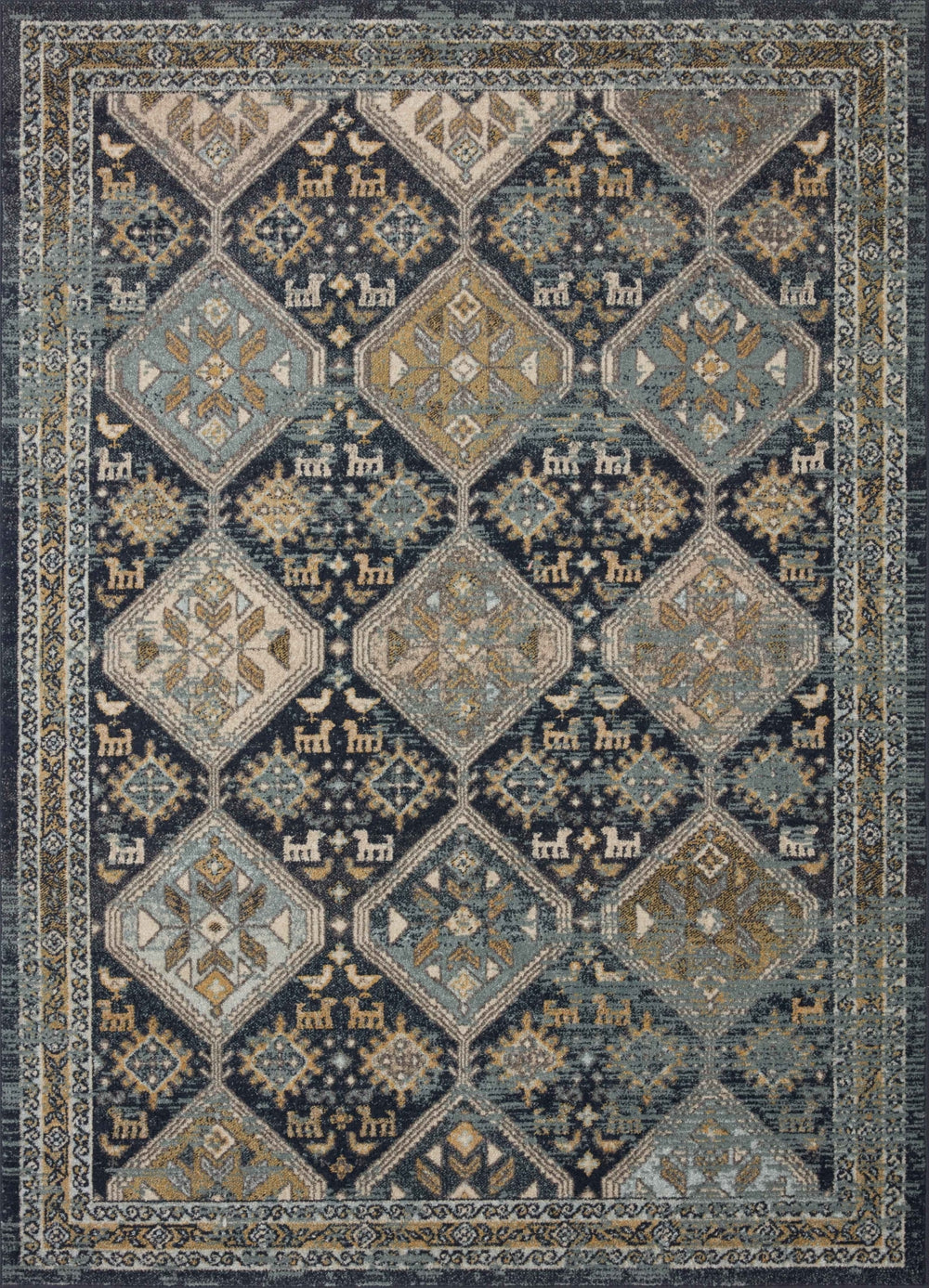 Loloi Jocelyn JOC-02 100% Polypropylene Pile Power Loomed Transitional Rug JOCEJOC-02NVBB96C6