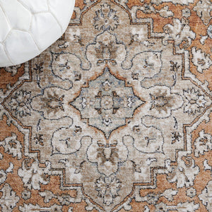 Safavieh Jasmine 375 Power Loomed 90% BCF POLYESTER DEGRADE/10% SHRINK POLYESTER Transitional Rug JSM375E-9