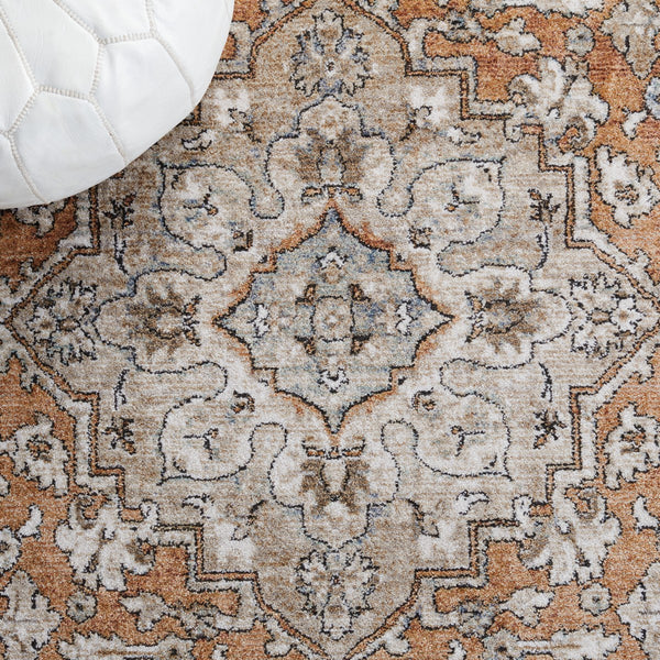 Safavieh Jasmine 375 Power Loomed 90% BCF POLYESTER DEGRADE/10% SHRINK POLYESTER Transitional Rug JSM375E-9