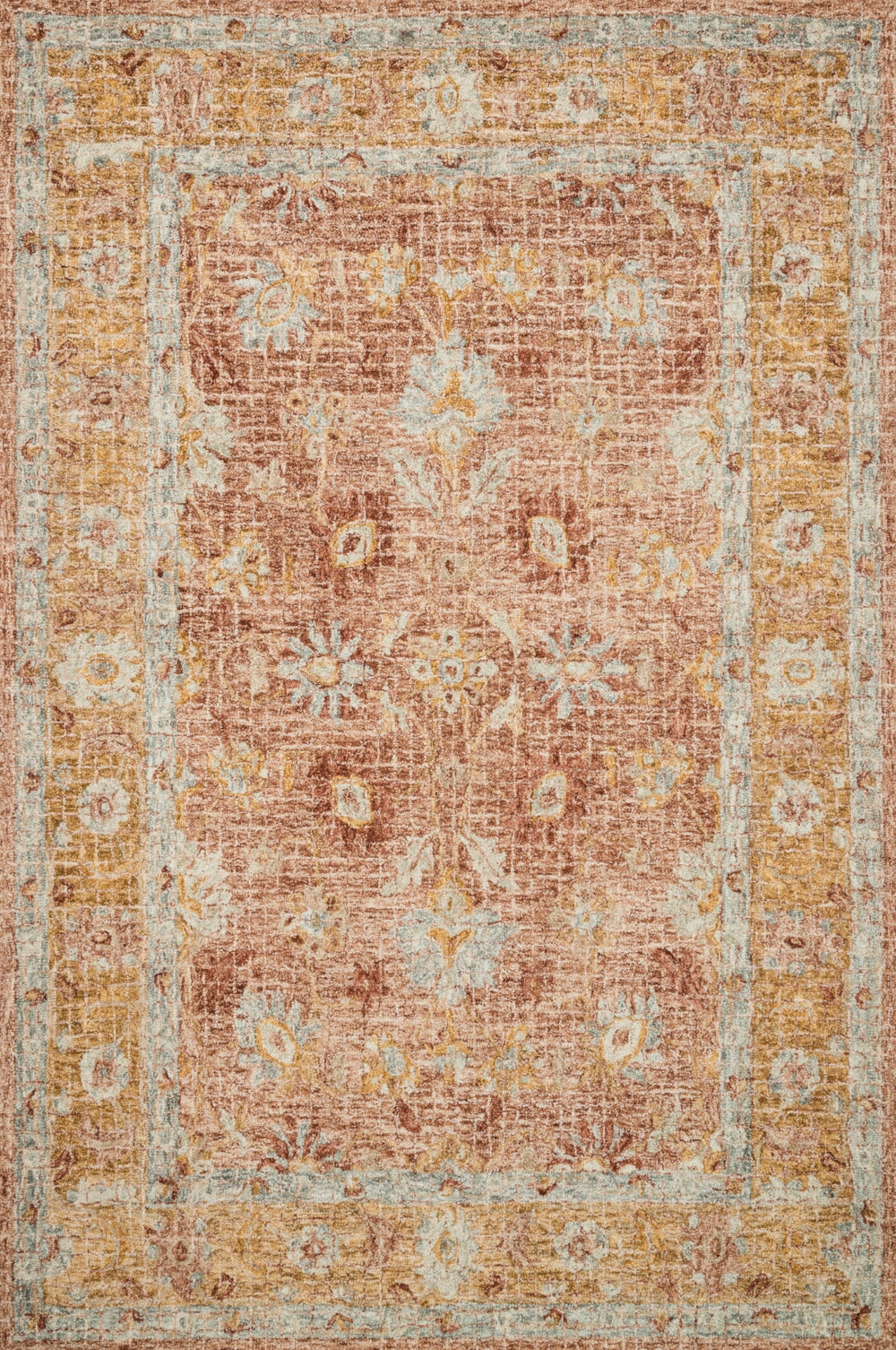 Loloi Julian JI-04 100% Wool Pile Hooked Transitional Rug JULAJI-04TCGOC0F0