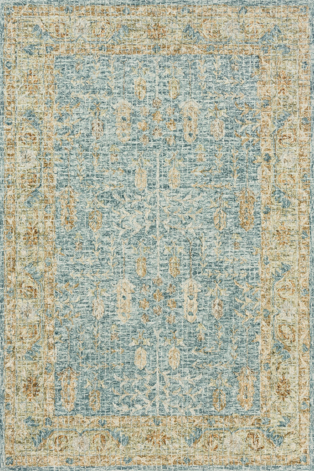 Loloi Julian JI-05 100% Wool Pile Hooked Transitional Rug JULAJI-05BBGOC0F0