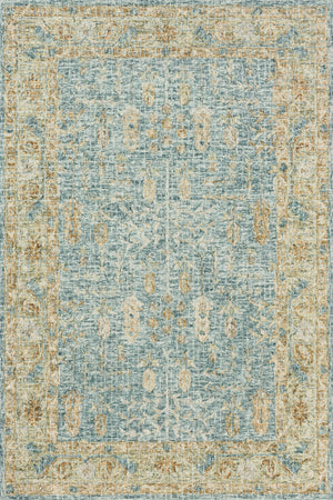 Loloi Julian JI-05 100% Wool Pile Hooked Transitional Rug JULAJI-05BBGOC0F0