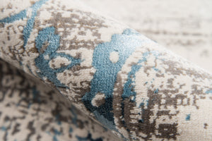 Momeni Juliet JU-01 Machine Made Traditional Distressed Design Indoor Area Rug Blue 8'6" x 11'6" JULIEJU-01BLU86B6