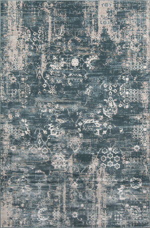 Momeni Juliet JU-01 Machine Made Traditional Distressed Design Indoor Area Rug Green 8'6" x 11'6" JULIEJU-01GRN86B6