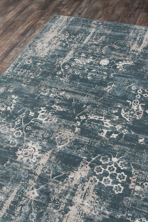 Momeni Juliet JU-01 Machine Made Traditional Distressed Design Indoor Area Rug Green 8'6" x 11'6" JULIEJU-01GRN86B6