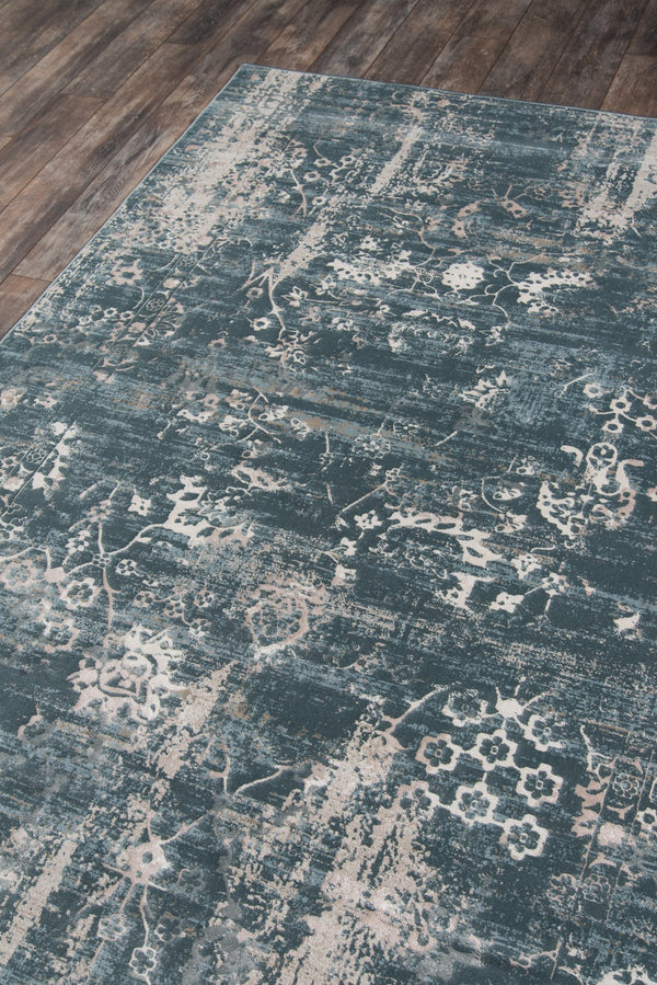 Momeni Juliet JU-01 Machine Made Traditional Distressed Design Indoor Area Rug Green 8'6" x 11'6" JULIEJU-01GRN86B6