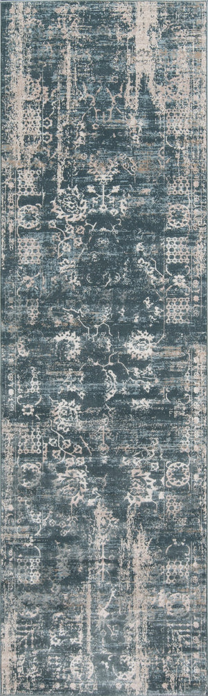 Momeni Juliet JU-01 Machine Made Traditional Distressed Design Indoor Area Rug Green 8'6" x 11'6" JULIEJU-01GRN86B6
