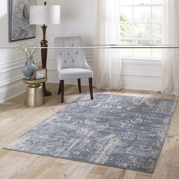 Momeni Juliet JU-01 Machine Made Traditional Distressed Design Indoor Area Rug Green 8'6" x 11'6" JULIEJU-01GRN86B6