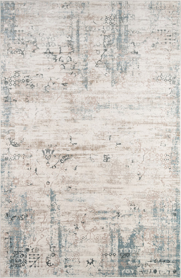 Momeni Juliet JU-01 Machine Made Traditional Distressed Design Indoor Area Rug Ivory 8'6" x 11'6" JULIEJU-01IVY86B6