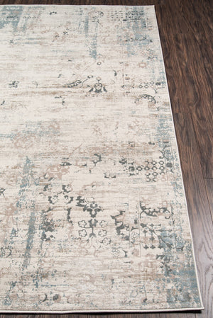 Momeni Juliet JU-01 Machine Made Traditional Distressed Design Indoor Area Rug Ivory 8'6" x 11'6" JULIEJU-01IVY86B6