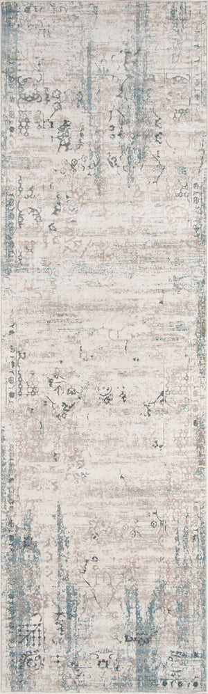 Momeni Juliet JU-01 Machine Made Traditional Distressed Design Indoor Area Rug Ivory 8'6" x 11'6" JULIEJU-01IVY86B6