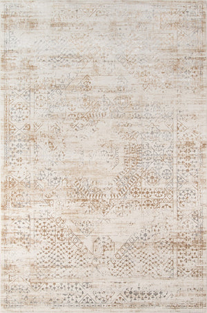 Momeni Juliet JU-02 Machine Made Traditional Distressed Design Indoor Area Rug Beige 8'6" x 11'6" JULIEJU-02BGE86B6