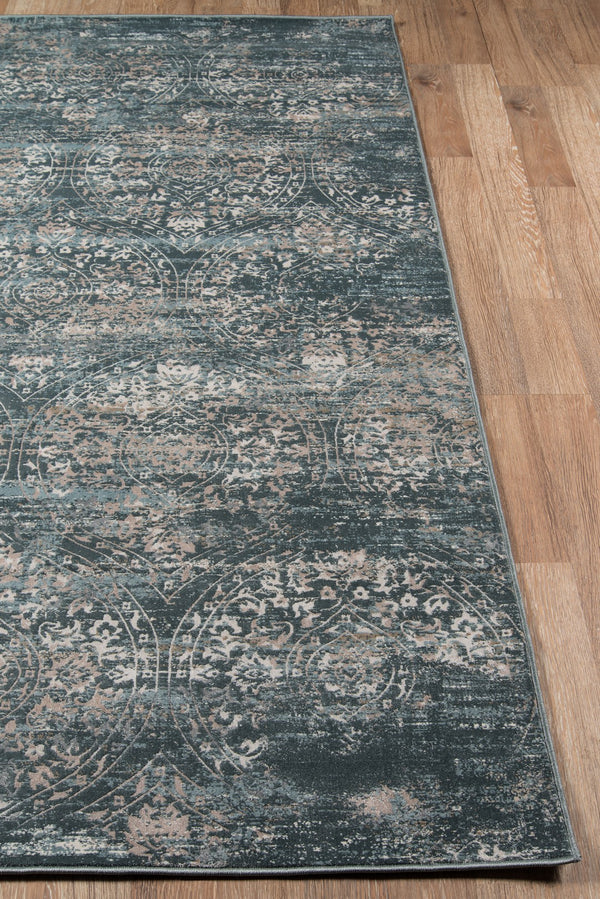 Momeni Juliet JU-03 Machine Made Traditional Distressed Design Indoor Area Rug Green 8'6" x 11'6" JULIEJU-03GRN86B6